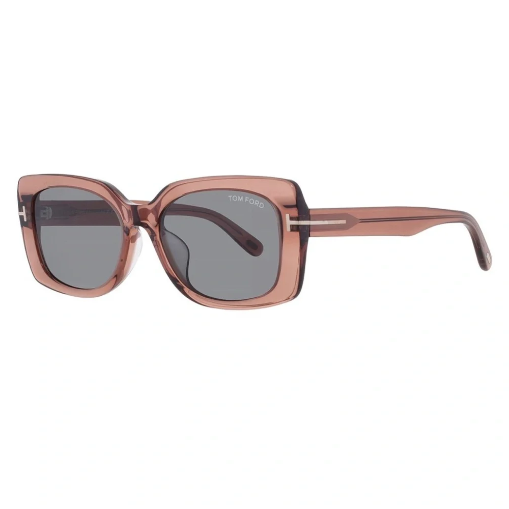Tom Ford Women's Transparent Brown Frame Sunglasses (NWT)